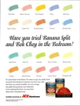 Ace Hardware Royal Paints 1998 Vintage Print Ad Color Swatches Ephemera Used. Price: $14.99.
