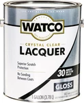 Watco 63031 Lacquer Clear Wood Finish, Gallon, Gloss New. Price: $67.86.