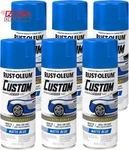 Rust-oleum 311485-6PK Automotive Custom Lacquer Spray Paint, Oz, Matte Blue, New. Price: $90.32.