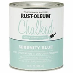 Rust-oleum 285139 Chalked Protective Topcoat Ultra Matte Serenity Blue 30OZ New. Price: $26.99.