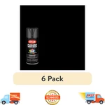 (6 Pack) Krylon Fusion All-in-one Spray Paint, Gloss Black, 12OZ, Multi-surface New. Price: $39.59.