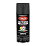 Krylon Fusion K02754007 ALL-IN-1 Spray Paint, Black New. Price: $16.26.