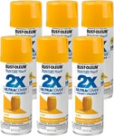 Rust-oleum Painter's Touch 2X Ultra Cover Spray Paint, Gloss Marigold, 6 Pack New. Price: $53.99.