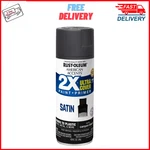 Canyon Black Rust-o American Accents 2X Ultra Cover Satin Spray Paint, 12 Oz New. Price: $7.96.