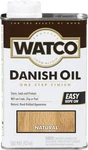 Watco 65751 Danish Oil Wood Finish, Pint, Natural New. Price: $24.53.