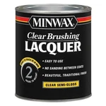 Minwax 155050000 Brushing Lacquer, Quart, Clear New. Price: $44.88.