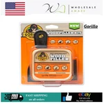 Gorilla All Purpose Wood Filler Kit 8OZ Tub With Putty Knife & Sanding Block New. Price: $14.99.
