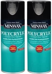 Minwax 35555 11.5 Oz Water Based Clear Gloss Polycrylic Spray - Pack Of 2 New. Price: $49.73.