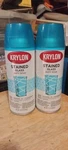Krylon Stained Glass Translucent Spray Paint Soft Blue Two Cans Free Shipping New. Price: $100.00.