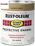 7771502 Stops Rust Brush On Paint, Quart, Gloss Sand, (pack Of 1) New. Price: $33.85.