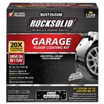 Rust-oleum 318712 Rocksolid Polycuramine Garage Floor Coating, Car Kit, Black New. Price: $199.99.