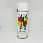 Vintage Now Gloss White - 21212 Spray Paint Can Pop Art Andy Warhol Style Used. Price: $16.16.