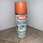 One Krylon Fusion For Plastic Spray Paint Gloss Pumpkin (safety Orange) 2337 New. Price: $39.99.