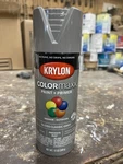 Krylon 5513 Gloss Classic Gray Colormaxx Spray Paint, & Primer, 12 Oz. New. Price: $9.99.