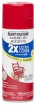 Rust-oleum American Accents 12OZ Apple Red Spray Paint Ultra Cover 2X New. Price: $22.39.