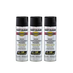 Rust Oleum Professional 15 Oz Flat Black Spray Paint Pack 3 For Metal Wood New. Price: $46.89.