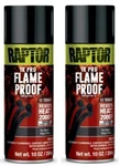 Raptor 4942 Flameproof Flat Black High-temp Paint (10 Oz) (2 Pack) New. Price: $55.39.