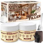 Epoxy Wood Putty Filler Kit, High Capacity Strength & Repair White New. Price: $45.66.