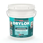 Drylok White Flat Masonry Waterproofer Latex Paint Interior/exterior 5 Gallon New. Price: $205.03.