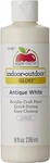Apple Barrel, Antique White, Acrylic Craft Paint, Gloss Finish, 8 Fl Oz New. Price: $7.99.