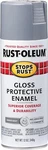 Rust Oleum 7786830 Protective Enamel Spray Paint 12 Ounce Gloss Smoke Gray New. Price: $10.19.