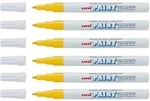 Uni-paint 63705 PX-21 Oil-based Permanent Marker, Fine Line, Yellow, 6-PACK New. Price: $23.69.