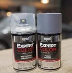U-pol Expert Color Filler Primer (1) + Protective Clearcoat Auto Spray Paint New. Price: $38.98.