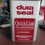 Dura Seal Quick Coat Wood Floor Stain Provincial Oil-based Fast Drying 1 Quart New. Price: $17.79.