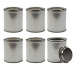 Cornucopia Brands Metal Paint Cans With Lids 6 Count (pack Of 1), Silver/gray New. Price: $20.41.
