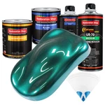 Dark Teal Metallic Quart Urethane Basecoat Clearcoat Car Auto Body Paint Kit New. Price: $188.99.