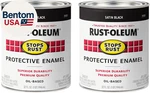 7777502-2PK Stops Rust Brush On Paint, 1 Quarts (pack Of 2), Satin Black New. Price: $60.88.