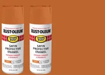 Cans Rust Oleum 12OZ Satin Cabernet Enamel Spray Paint Metal Wood Conc. New. Price: $22.45.