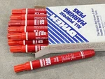 12PK New Dykem #84006 Brite Medium Tip Red (M-6) Industrial Paint Markers. Price: $49.99.