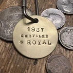 1937 Chrysler Royal Solid Brass Key Fob New. Price: $15.95.