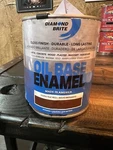 New, Unopened, Sealed. Diamond Brite Oil Base Enamel - Tile Red (32250) 1QT. Price: $11.00.