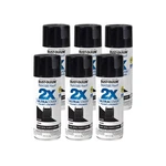 Rust-oleum 334026-6PK Painter's Touch 2X Ultra 1 Count (pack Of 6), Black New. Price: $55.35.