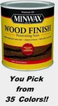 1 Qt Minwax Wood Finish Penetrating Stain Semi-transparent Oil-based Pick Color New. Price: $15.99.