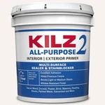 Gal. Primer & Sealer White Interior/exterior Multi-surface Kilz 2 All Purpose New. Price: $116.49.