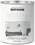 Rust-oleum 323860 Glitter Interior Wall Paint Iridescent Clear 32OZ, Quarts New. Price: $54.99.