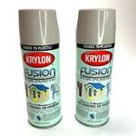 Krylon Fusion For Plastic Spray Paint 2323 River Rock Discontinued Cans Greige Open. Price: $42.89.