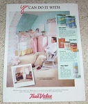 1991 Vintage Ad True Value Tru-test Spray & Wall Paints Varnish Print Used. Price: $8.99.