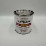 Rust-oleum Gloss White 0.5 Pt Stops Protective Enamel Oil-based 7792-730 New. Price: $9.95.