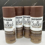 Rust-oleum Chalked Aged Glaze Antique Look Spray Paint, (4 Pack) New. Price: $35.00.