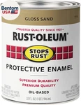 7771502 Stops Rust Brush On Paint, Quart, Gloss Sand, (pack Of 1) New. Price: $33.85.