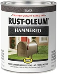 7213502 Stops Rust Hammered Finish Paint, Quart, Silver New. Price: $39.40.