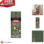 Rust-resistant Satin Spray Paint 12 Oz Italian Olive Green By Krylon New. Price: $16.07.