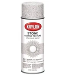 Krylon K18202 Coarse Stone Texture Finish Spray Paint, Charcoal Sand, 12 Ounce New. Price: $26.50.
