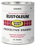 Rust-oleum 7791502 Stops Brush Paint, 32 Fl Oz (pack Of 1), Satin White New. Price: $26.34.