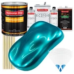 Teal Green Metallic Urethane Basecoat Paint Gallon Kit & European Clear New. Price: $436.99.