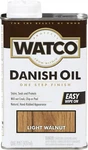 Rust-oleum 65551 Danish Oil Wood Finish, Pint, Light Walnut New. Price: $19.29.